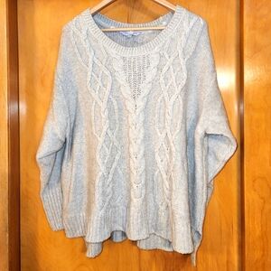 Ophelia Roe Oatmeal Fisherman Sweater 3x